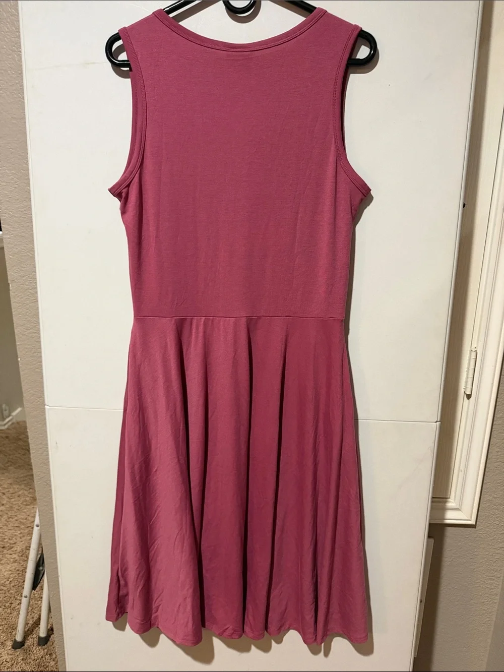 Lularoe Nicki Tank dress- Dusty Rose - Picture 2 of 3